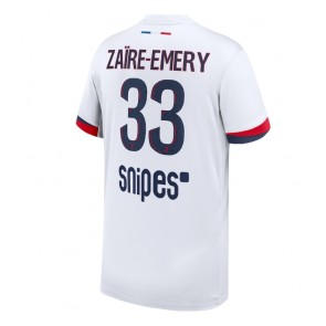 Paris Saint-Germain Warren Zaire-Emery #33 Udebanetrøje 2025-26 Kortærmet